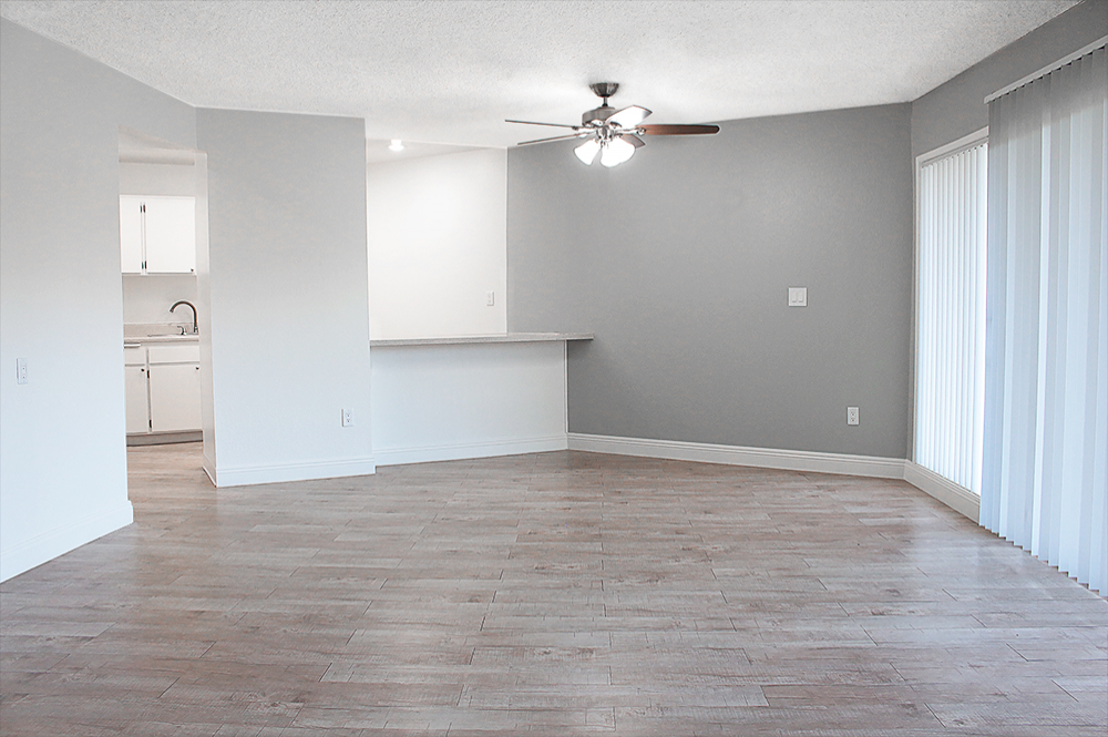 Take a tour today and view 2 bed 1 bath 1 for yourself at the Mountain Shadows Apartments